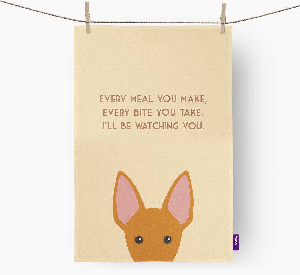'I'll be watching you' Tea Towel