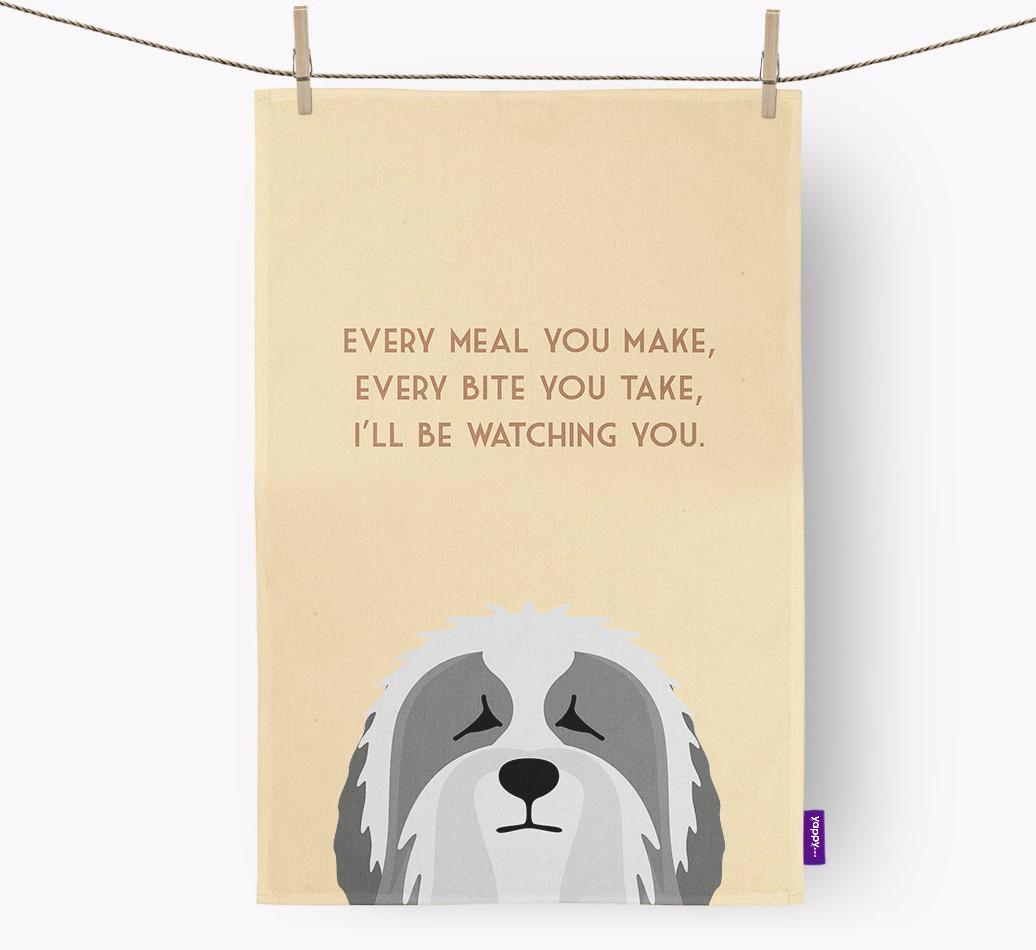 'I'll be watching you' Dish Towel