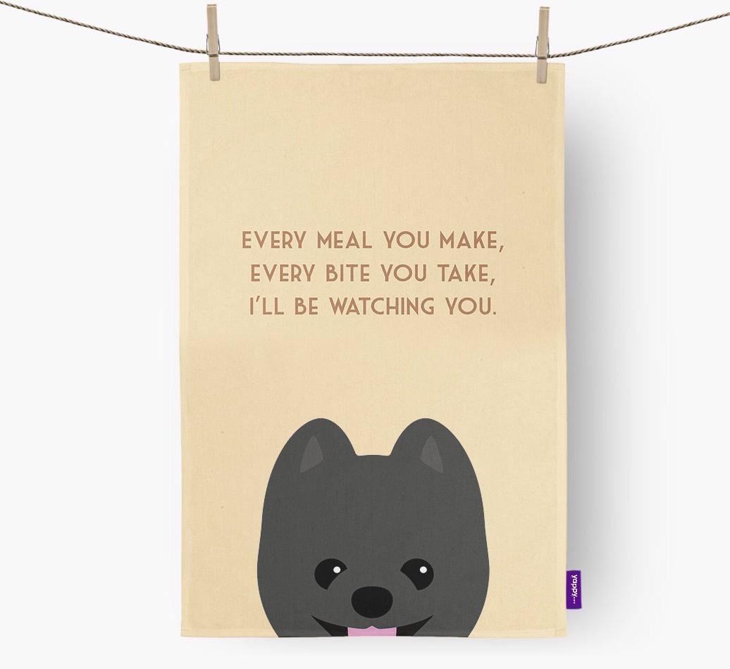 'I'll be watching you' Dish Towel