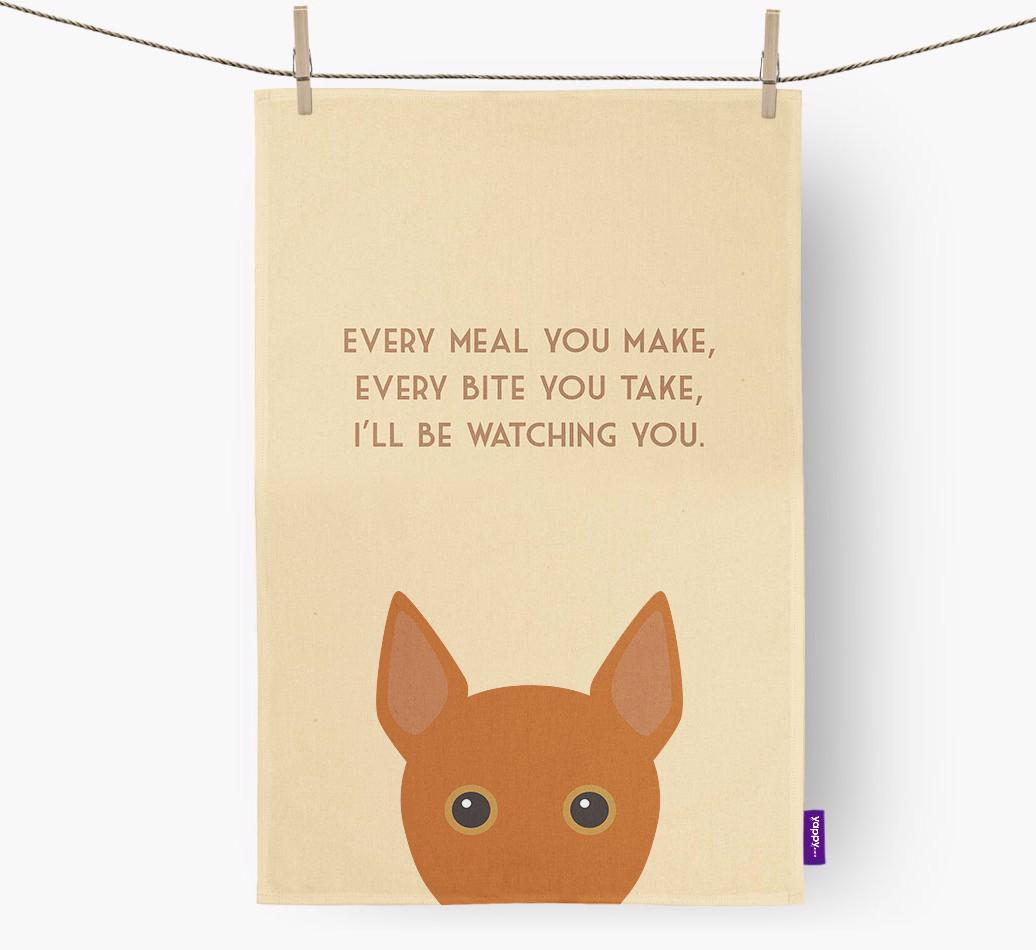 'I'll be watching you' Dish Towel