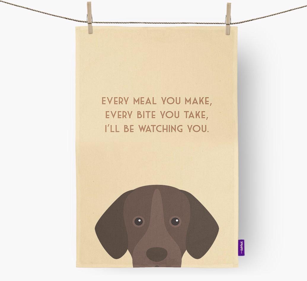 'I'll be watching you' Dish Towel