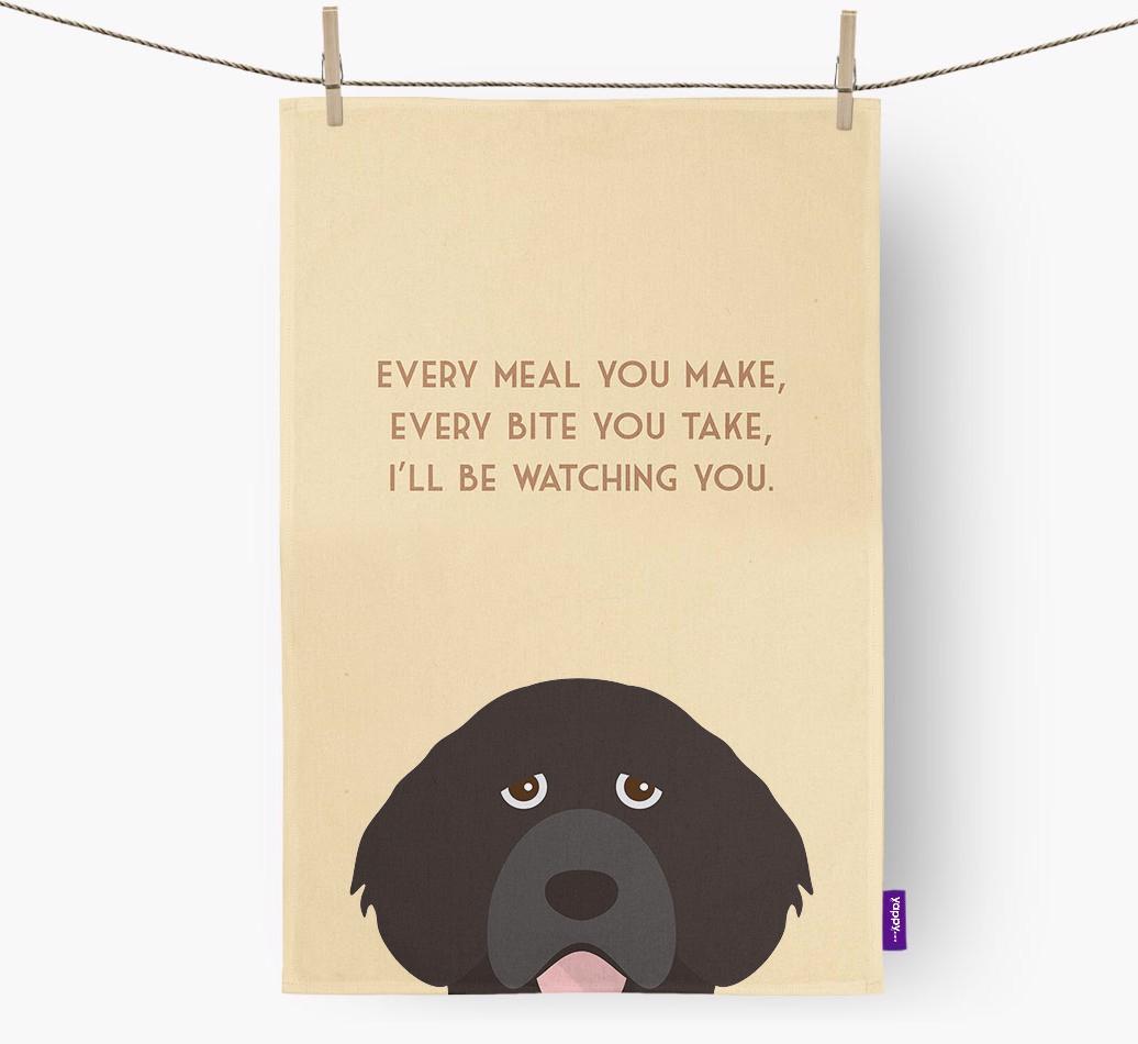 'I'll be watching you' Dish Towel