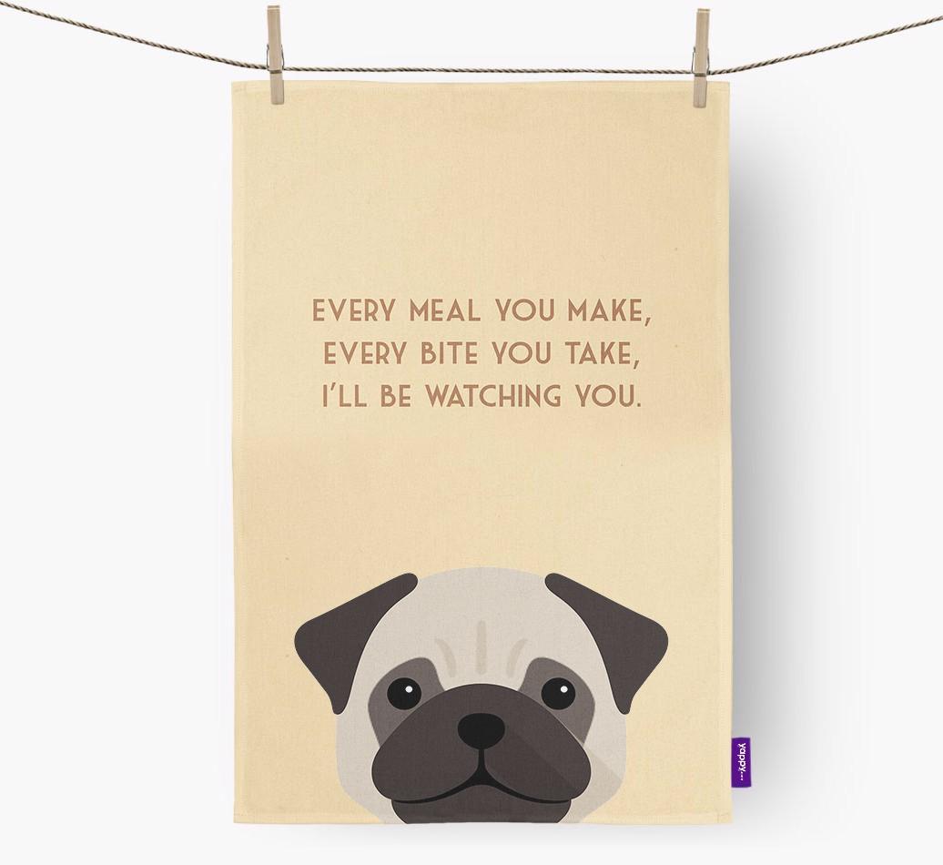 'I'll be watching you' Dish Towel