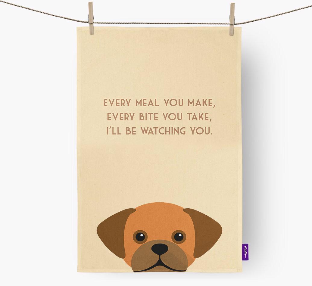'I'll be watching you' Dish Towel