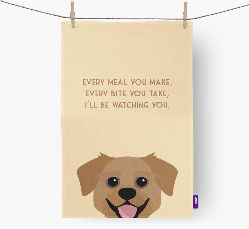 'I'll be watching you' Dish Towel