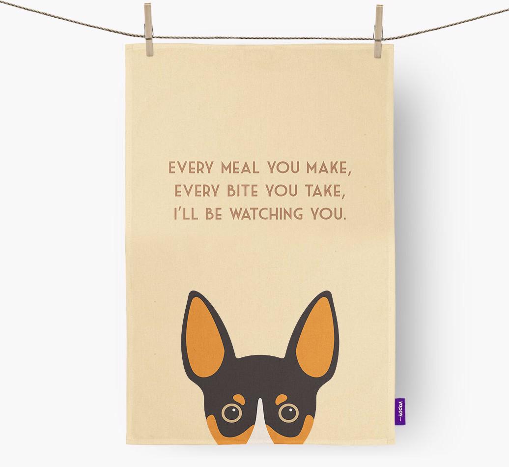 'I'll be watching you' Dish Towel