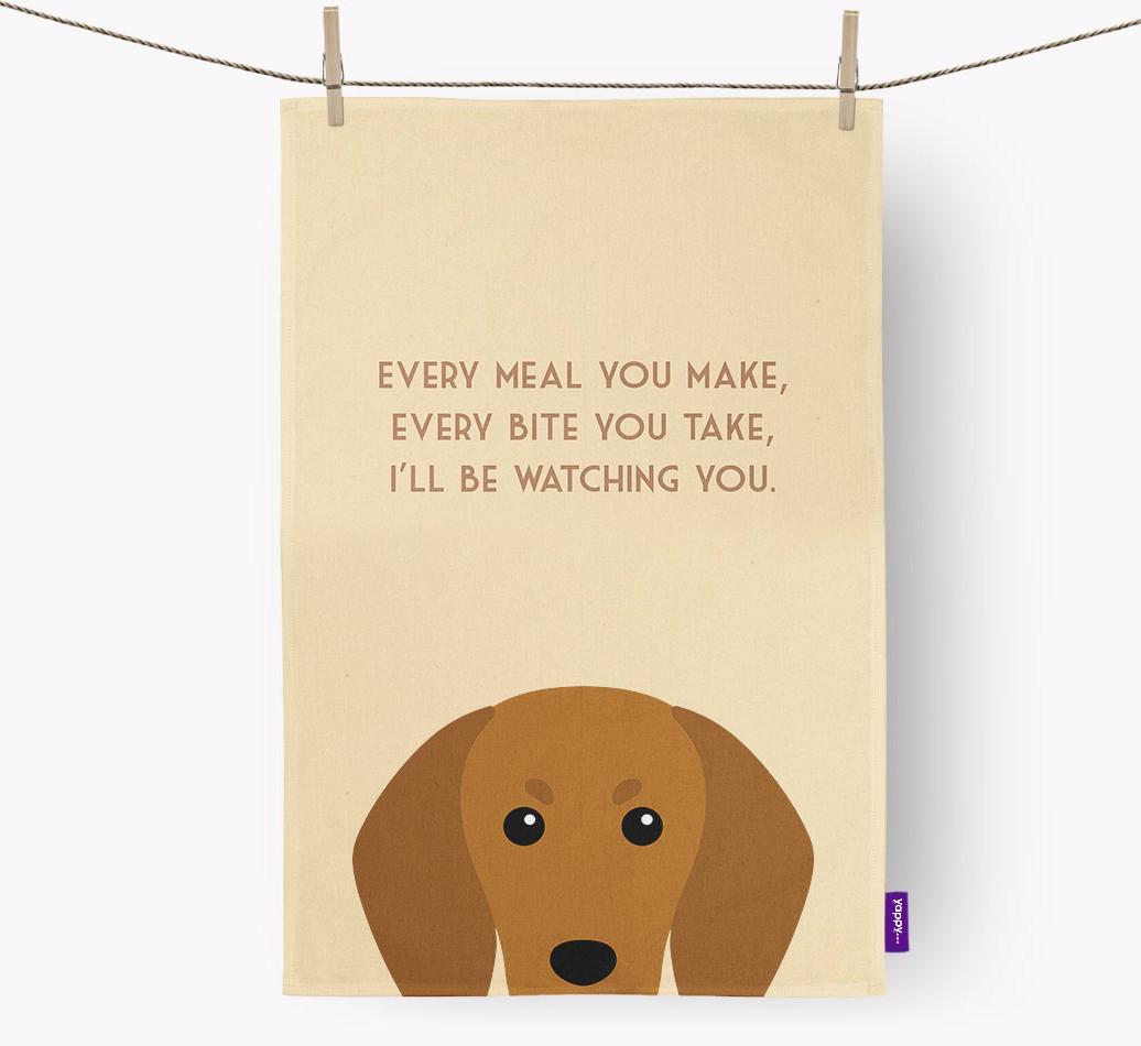 'I'll be watching you' Dish Towel