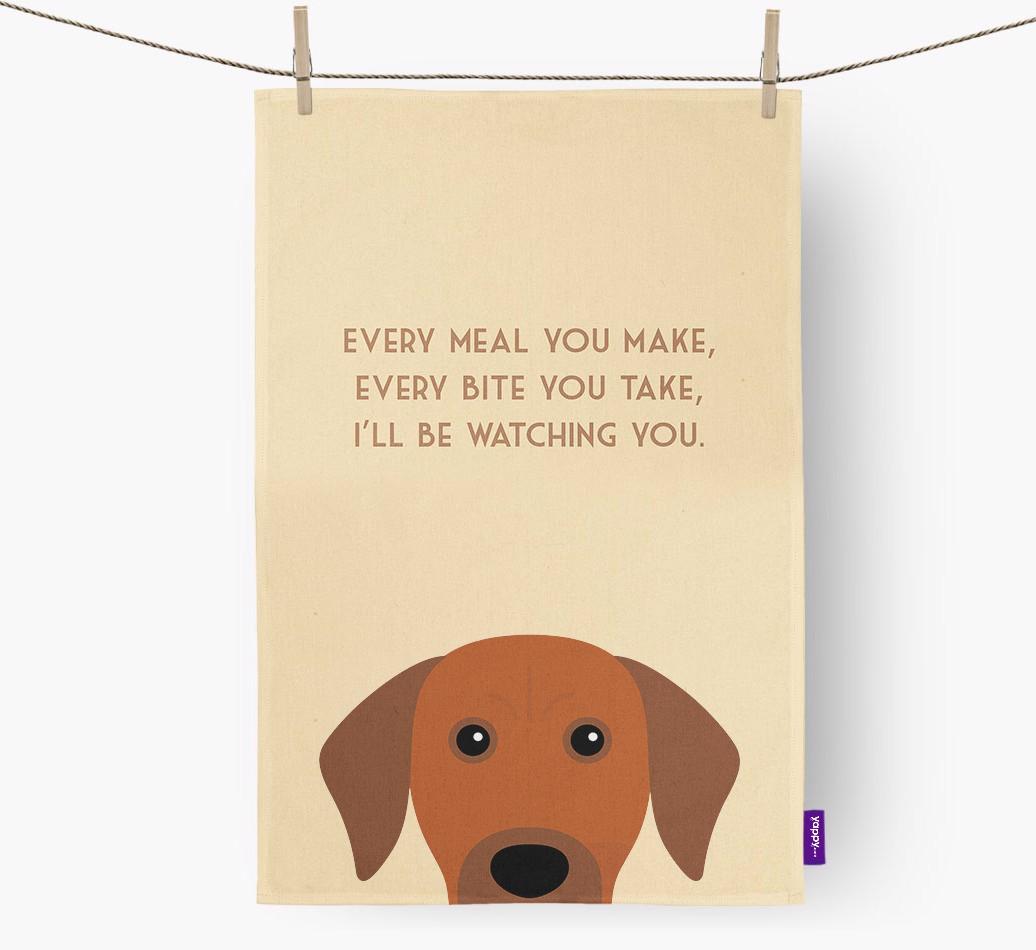 'I'll be watching you' Dish Towel