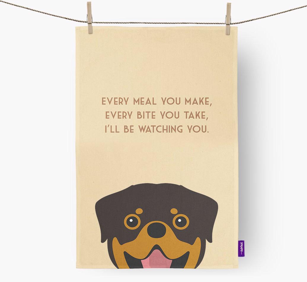 'I'll be watching you' Dish Towel