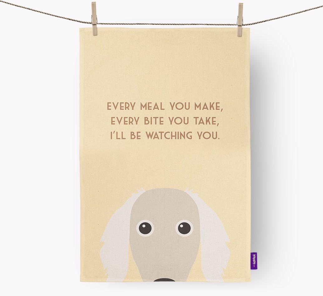 'I'll be watching you' Dish Towel