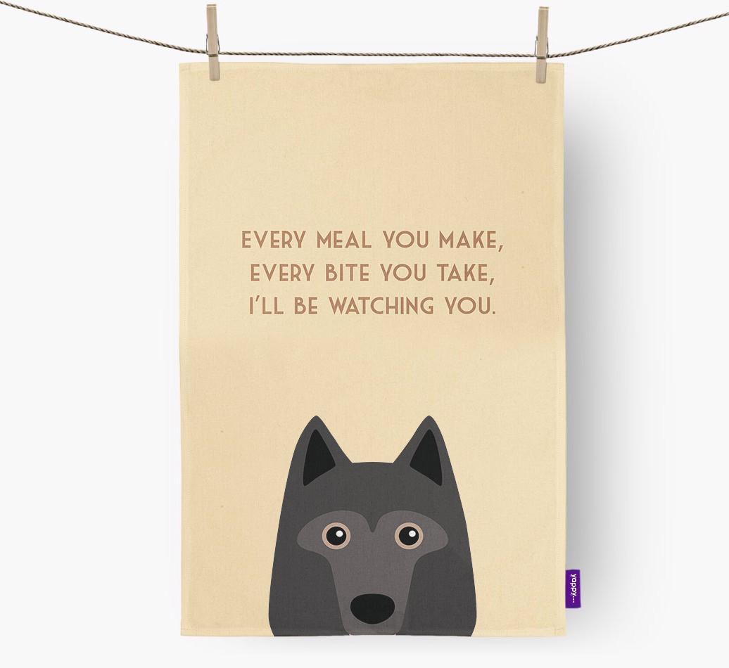 'I'll be watching you' Dish Towel