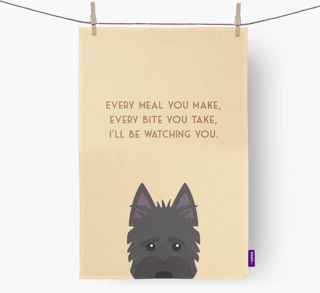 'I'll be watching you' Dish Towel