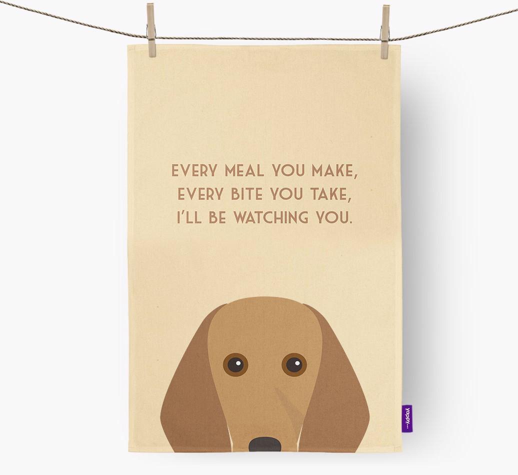 'I'll be watching you' Dish Towel