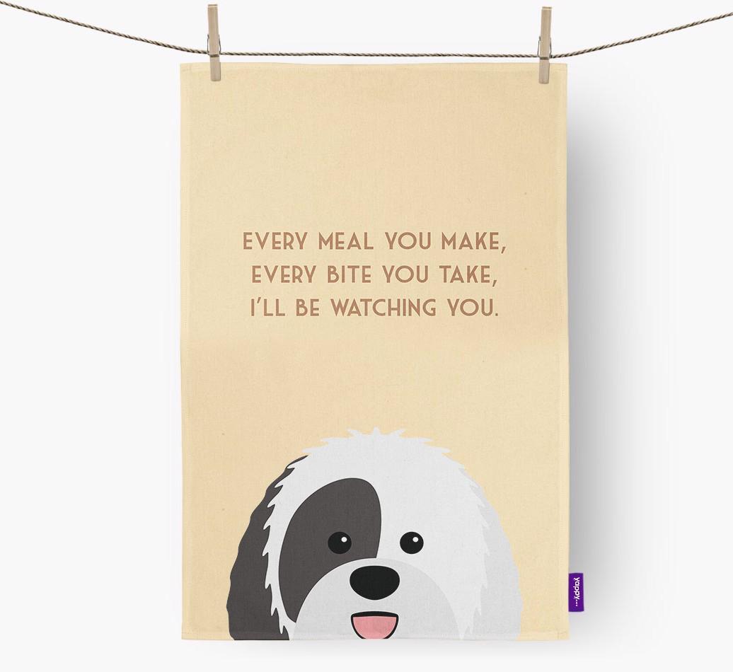 'I'll be watching you' Dish Towel