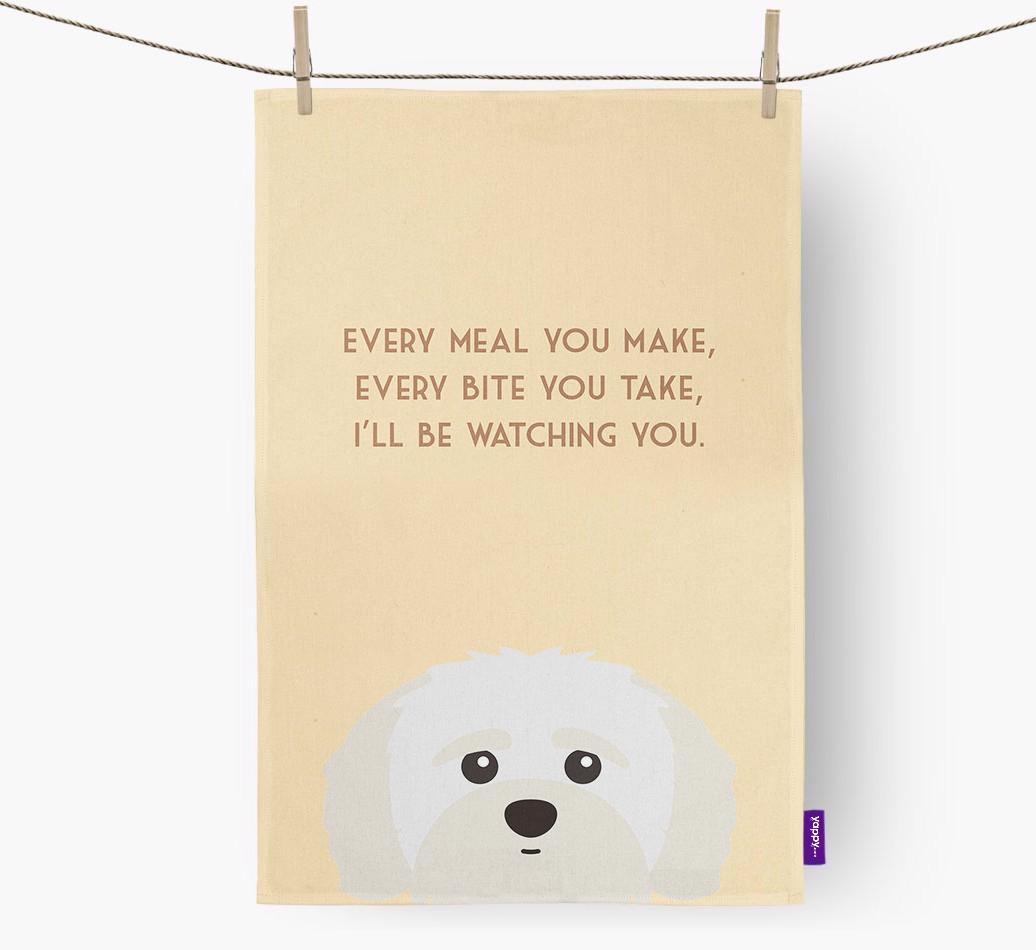 'I'll be watching you' Dish Towel