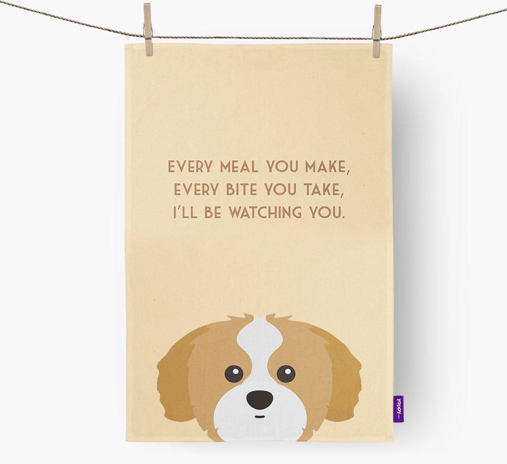 'I'll be watching you' Dish Towel