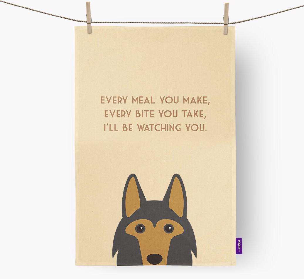 'I'll be watching you' Dish Towel