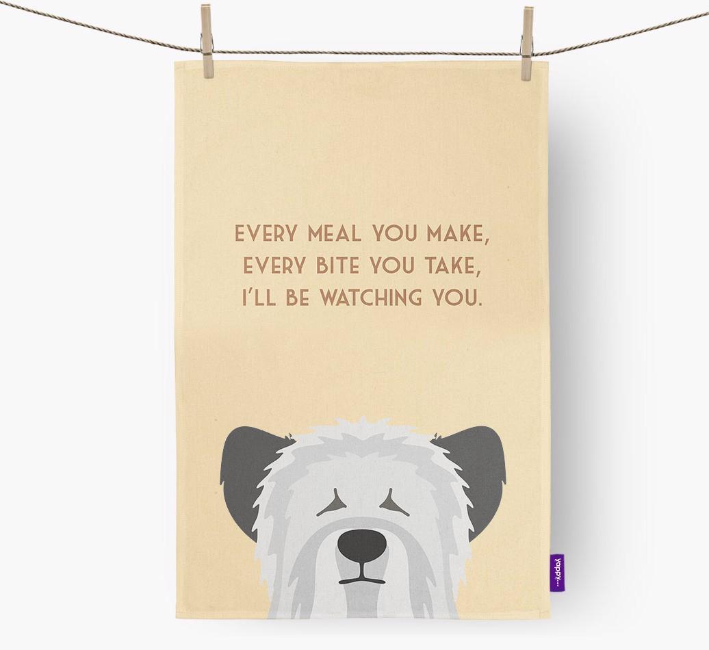 'I'll be watching you' Dish Towel