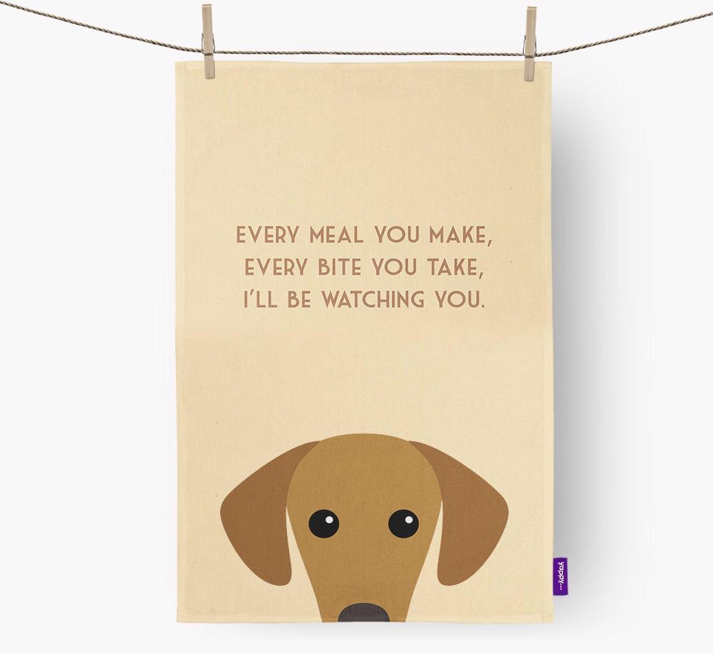 'I'll be watching you' Dish Towel