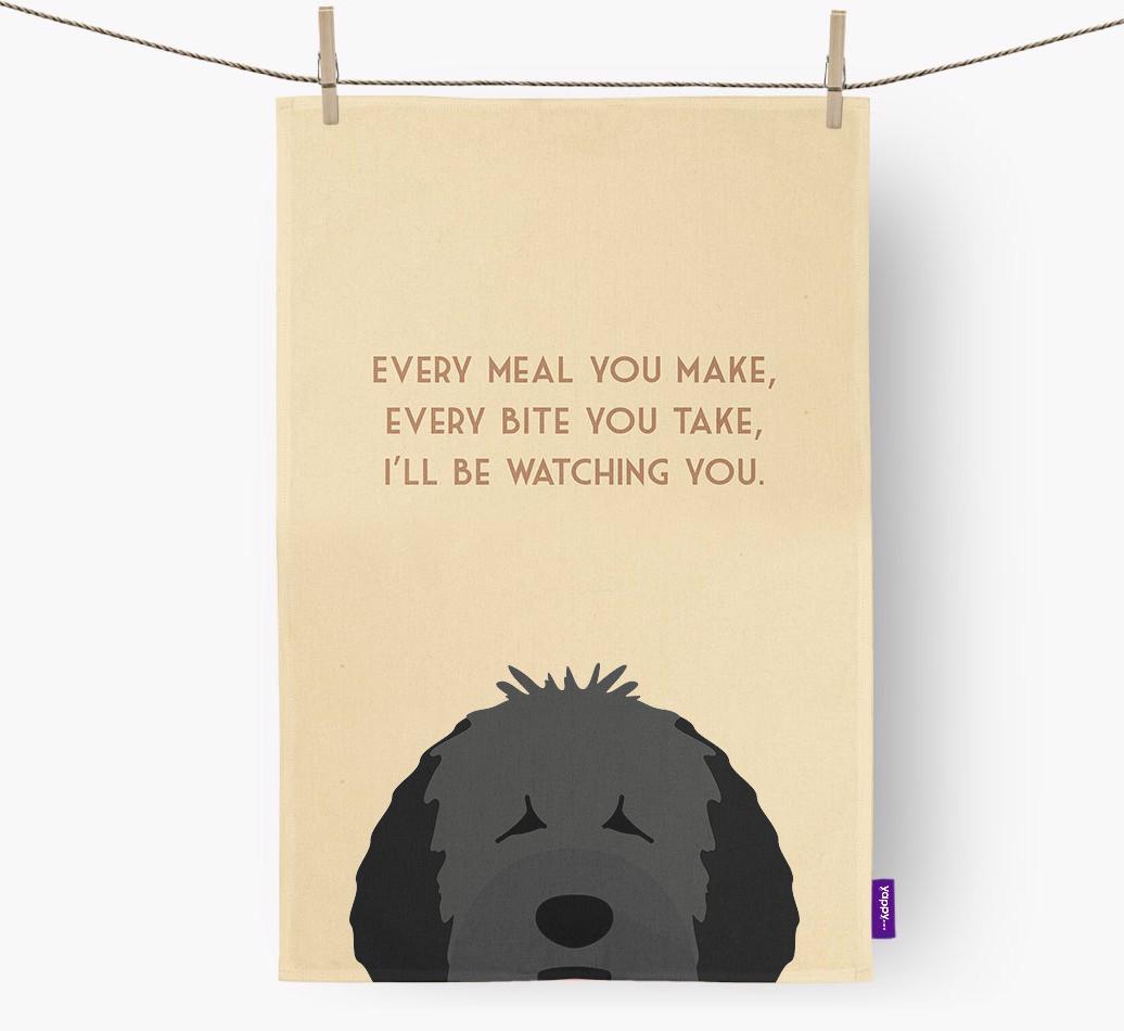 'I'll be watching you' Dish Towel