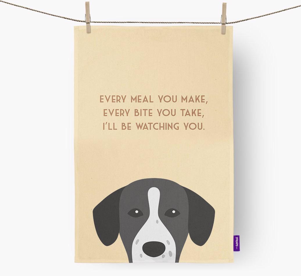 'I'll be watching you' Dish Towel