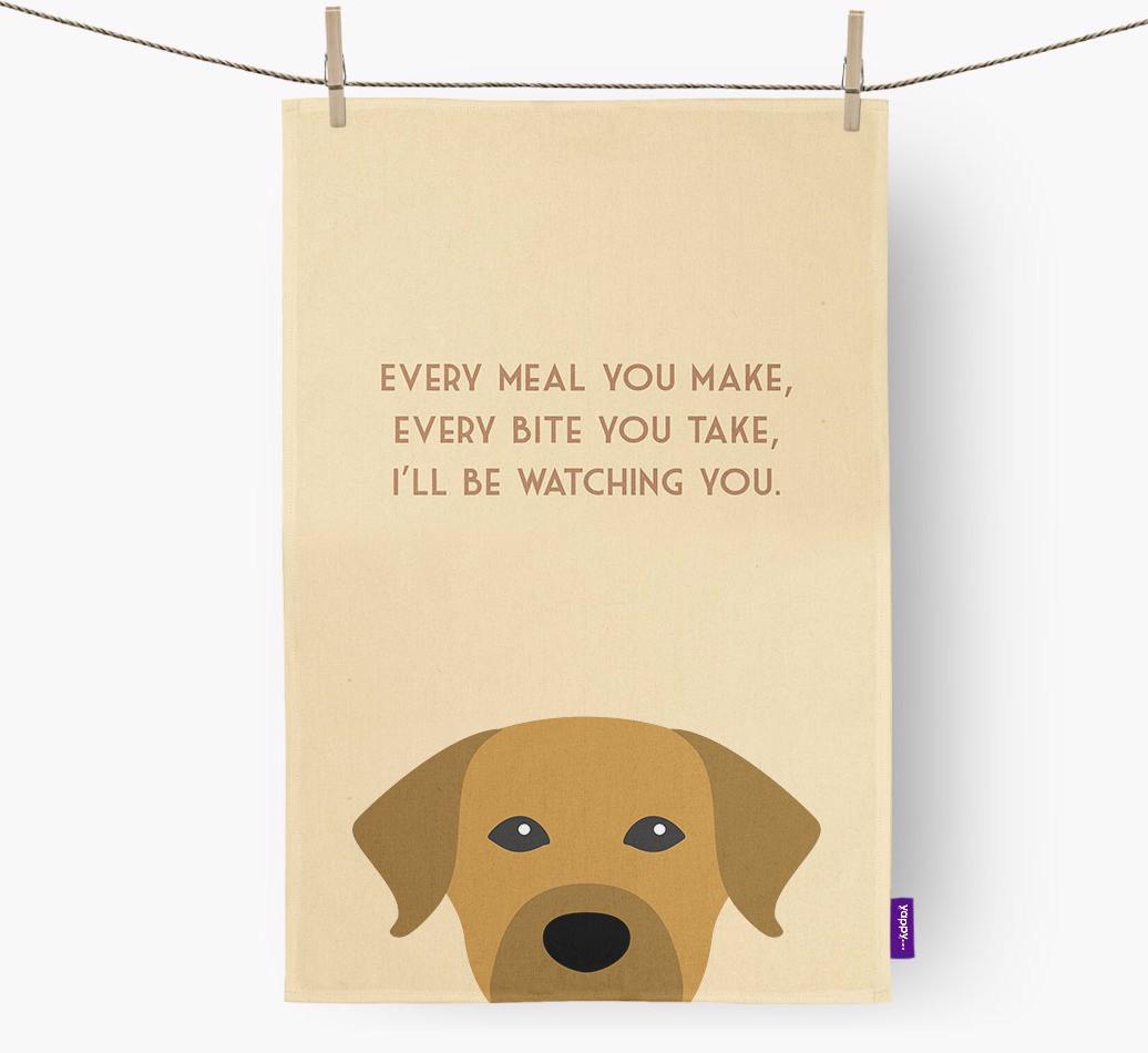 'I'll be watching you' Dish Towel
