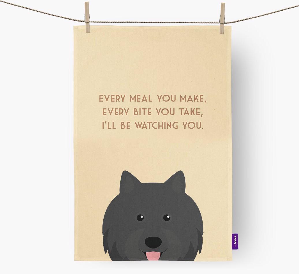 'I'll be watching you' Dish Towel