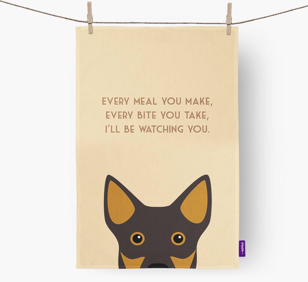 'I'll be watching you' Dish Towel