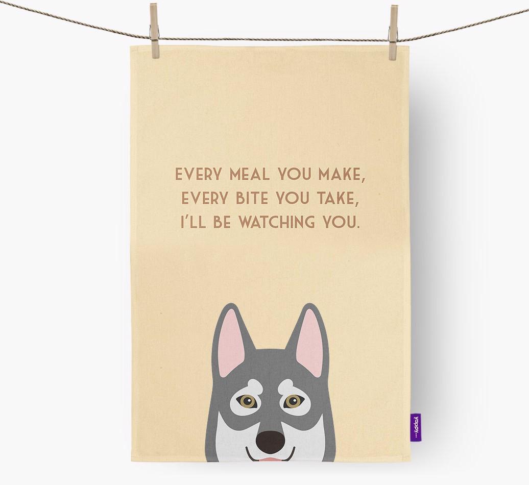 'I'll be watching you' Dish Towel