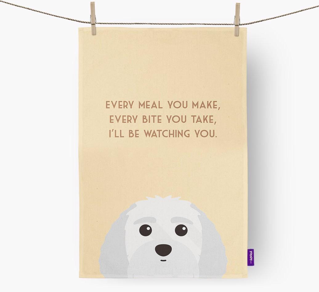 'I'll be watching you' Dish Towel