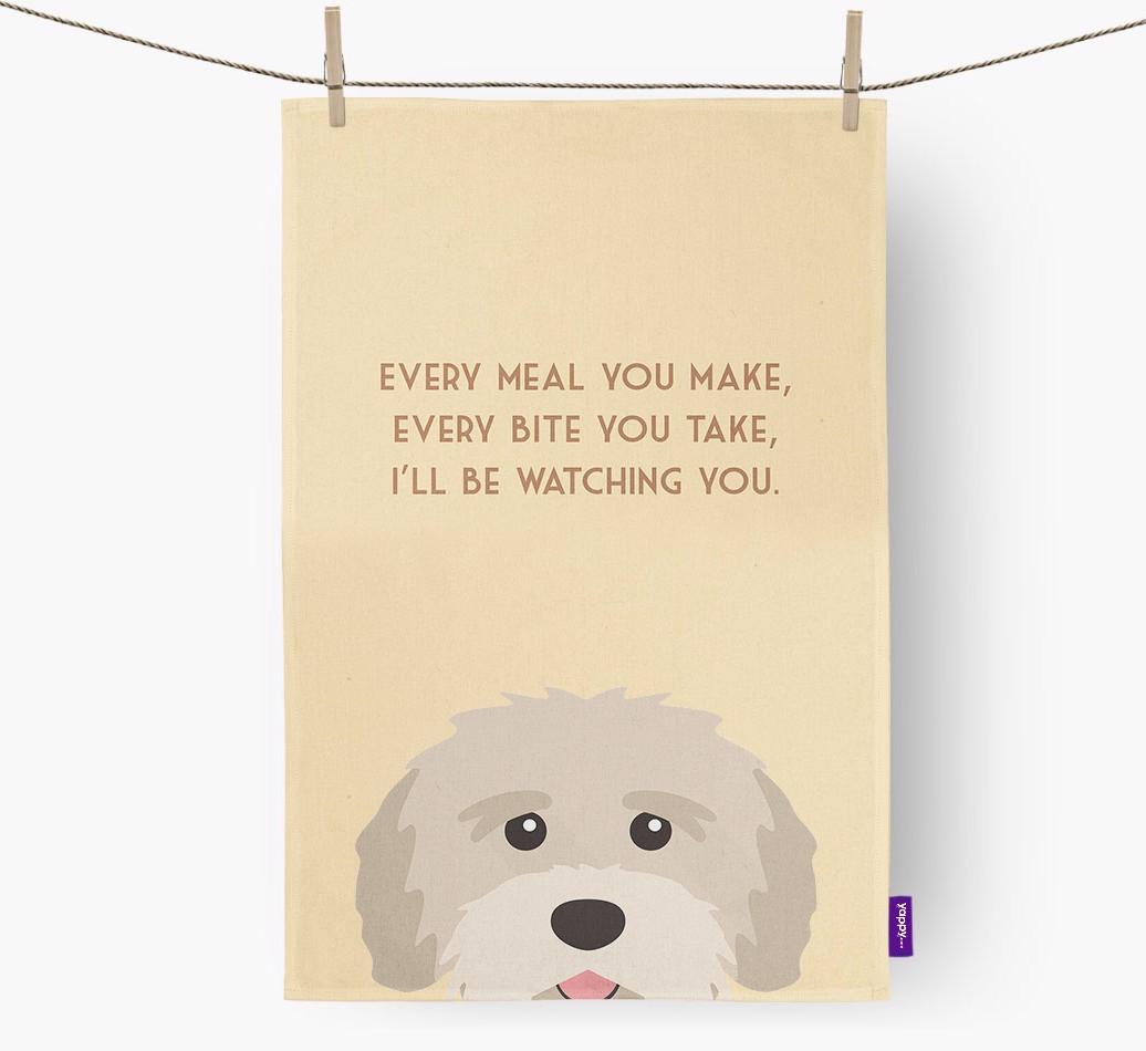 'I'll be watching you' Dish Towel