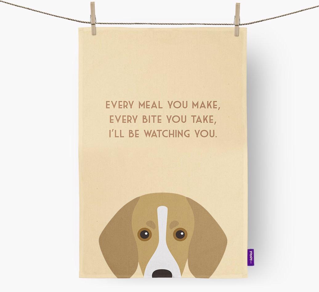 'I'll be watching you' Dish Towel