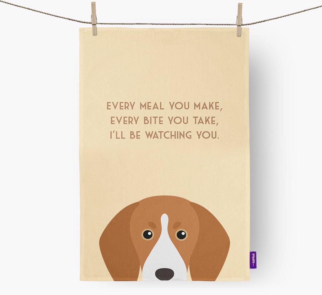 'I'll be watching you' Dish Towel