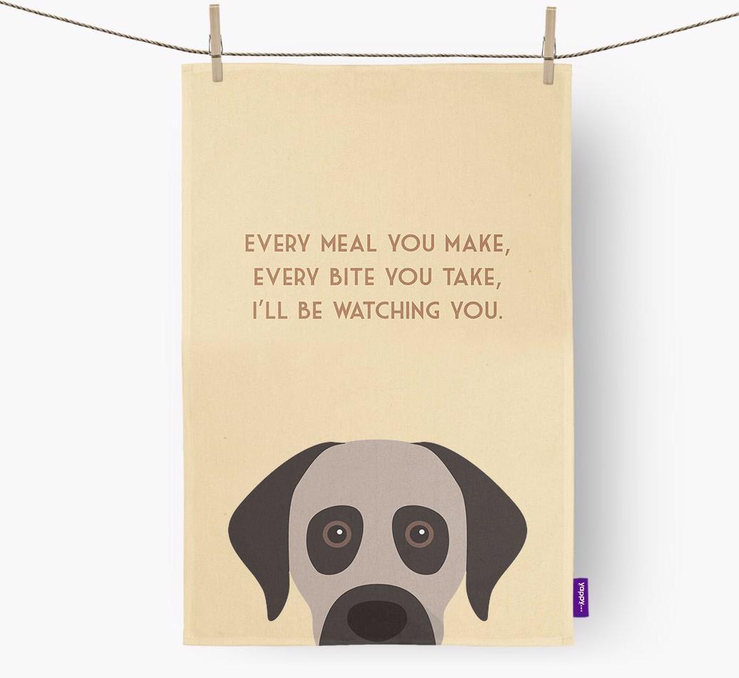 'I'll be watching you' Dish Towel