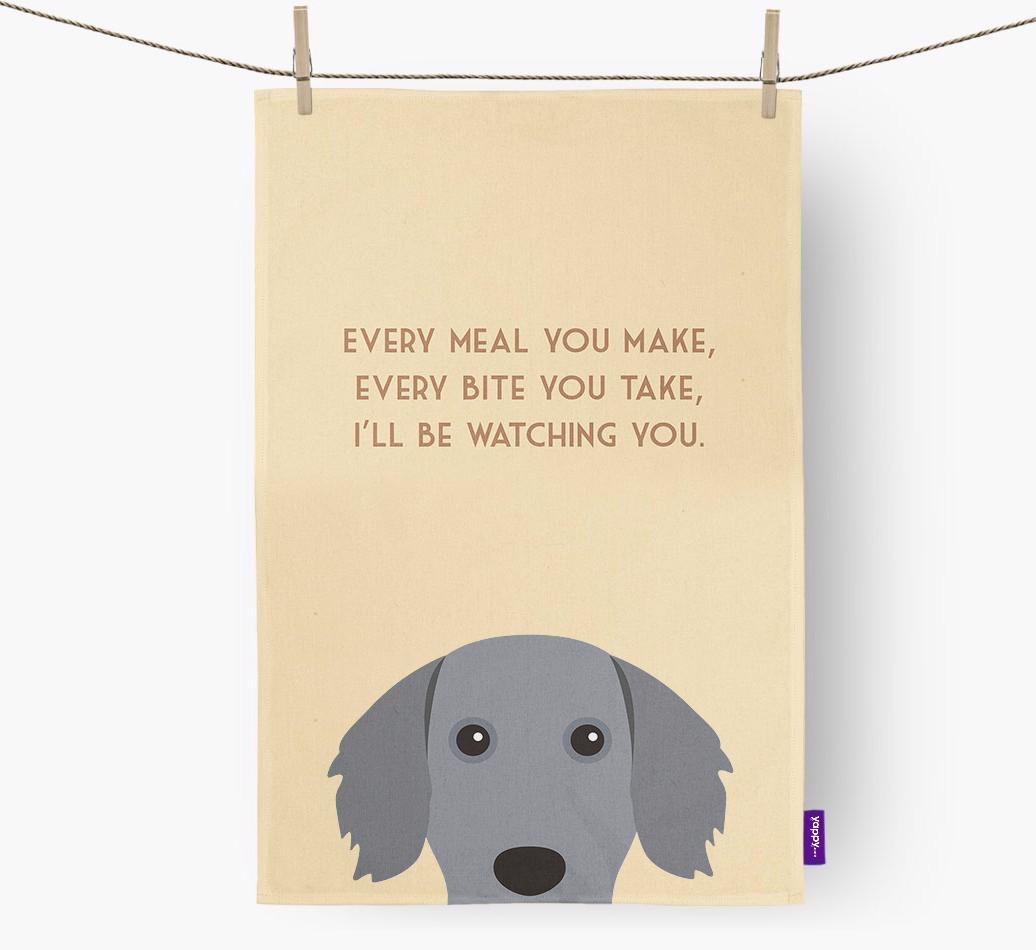'I'll be watching you' Dish Towel