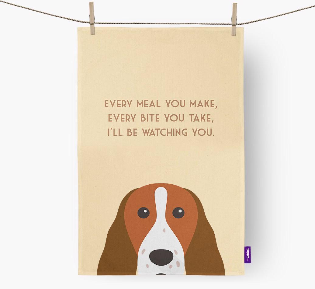 'I'll be watching you' Dish Towel