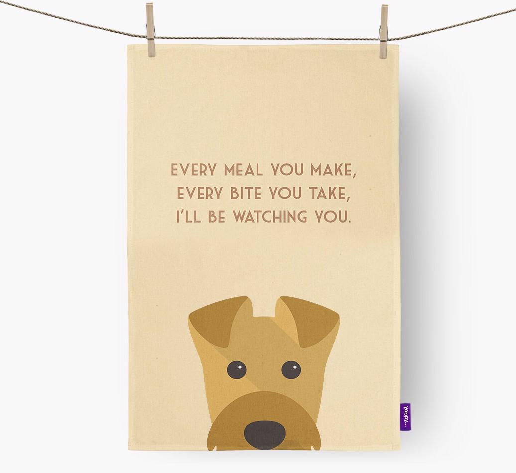 'I'll be watching you' Dish Towel