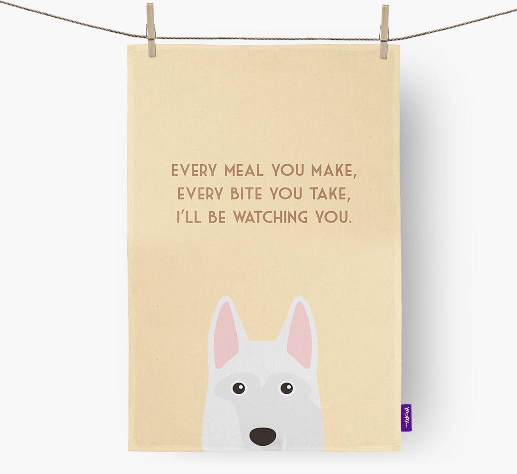 'I'll be watching you' Dish Towel
