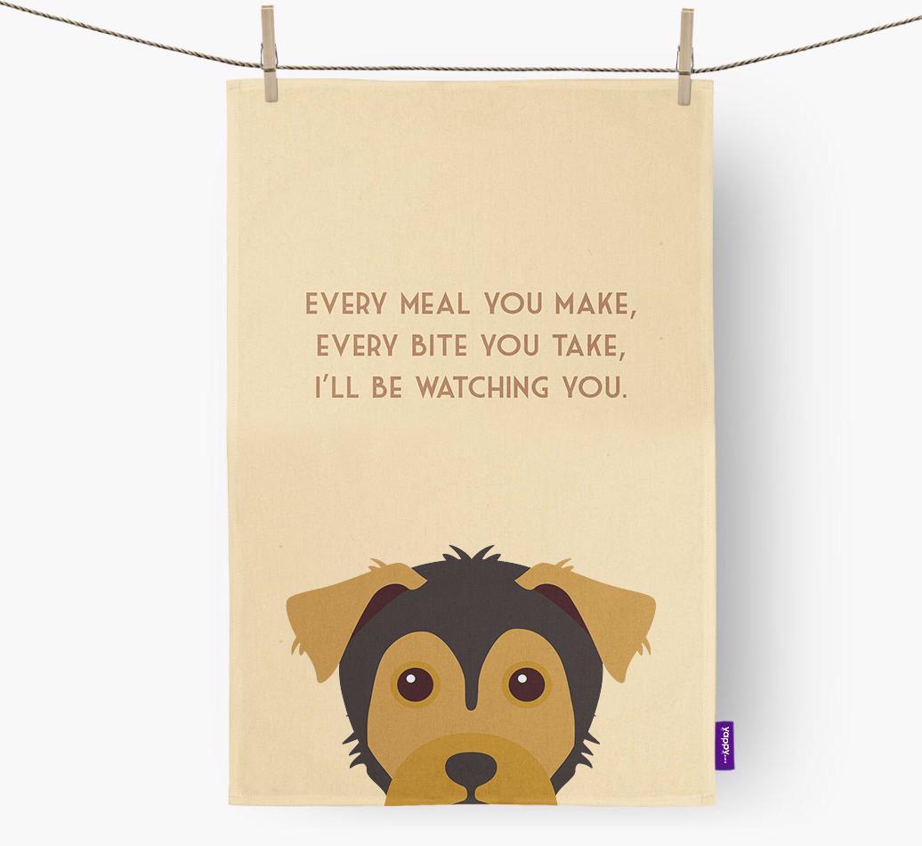 'I'll be watching you' Dish Towel