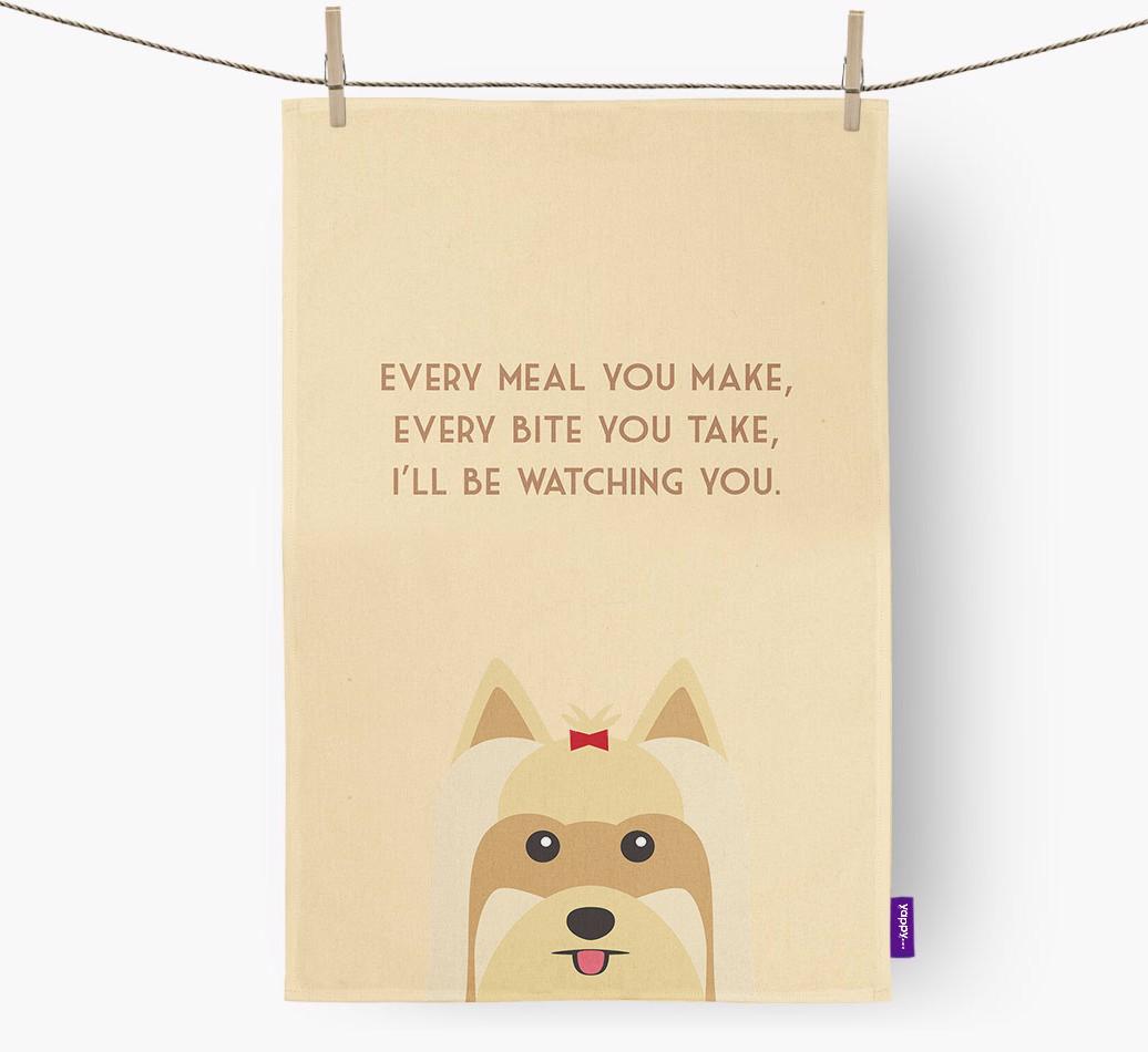 'I'll be watching you' Dish Towel