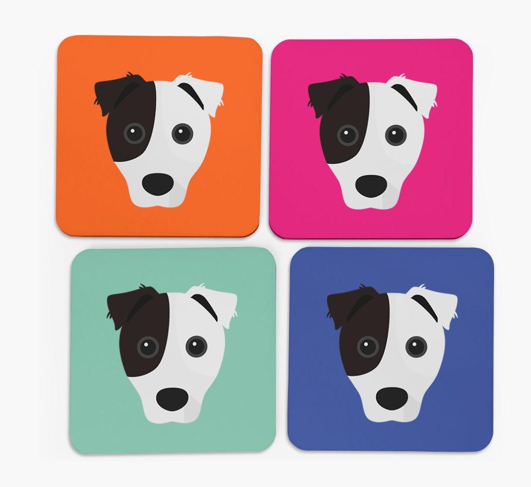 {breedCommonName} Icon Coasters 4 pack