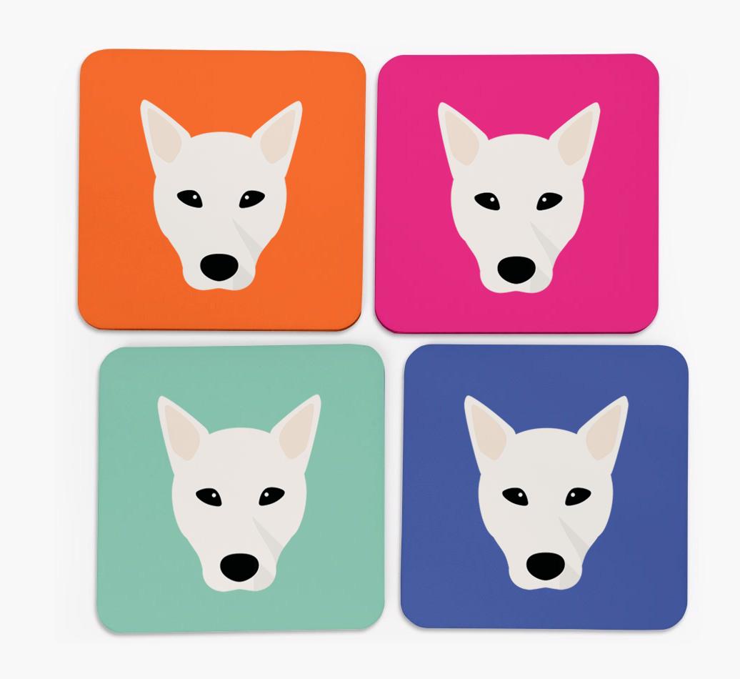{breedCommonName} Icon Coasters 4 pack
