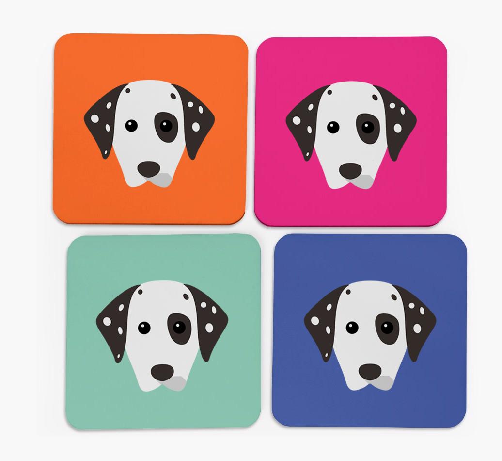 {breedCommonName} Icon Coasters 4 pack