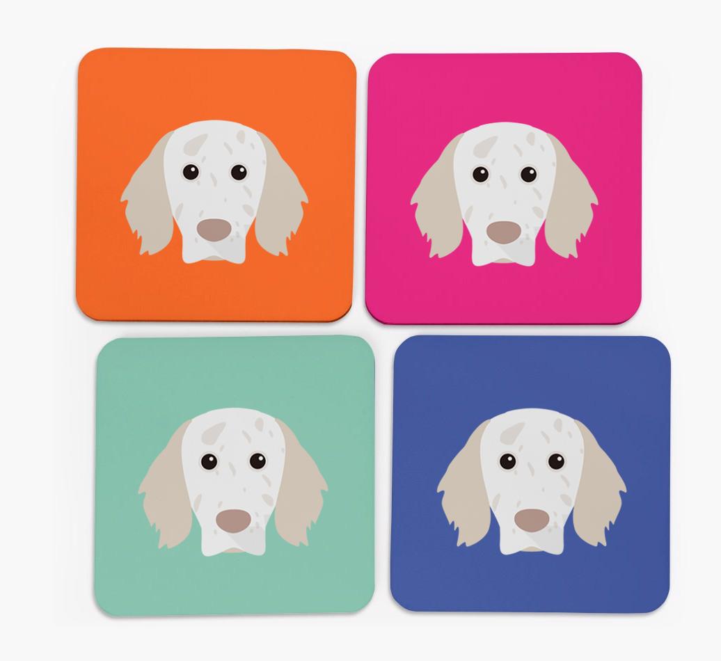 {breedCommonName} Icon Coasters 4 pack