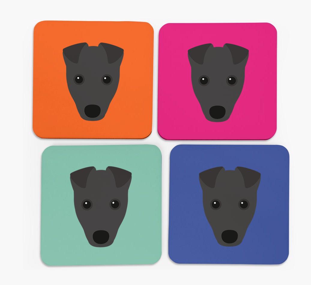 {breedCommonName} Icon Coasters 4 pack