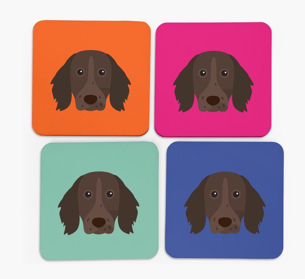 {breedCommonName} Icon Coasters 4 pack