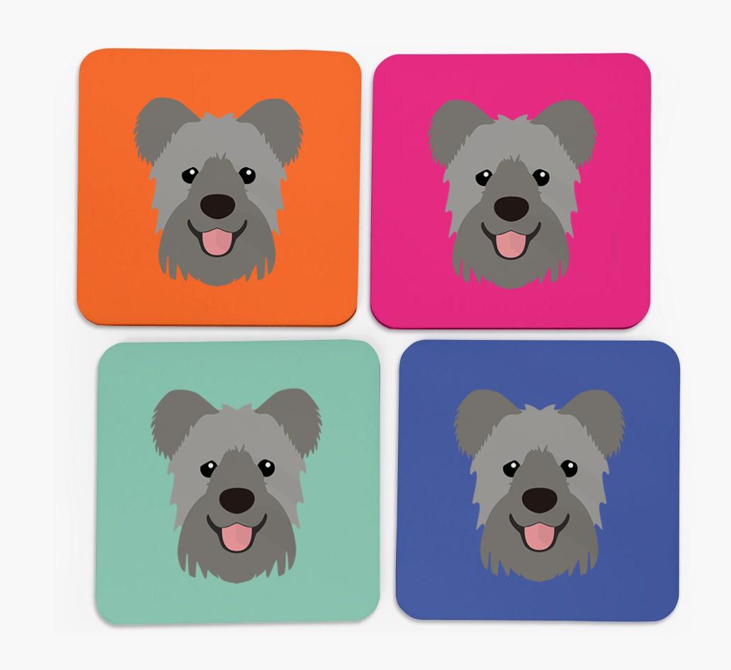 {breedCommonName} Icon Coasters 4 pack