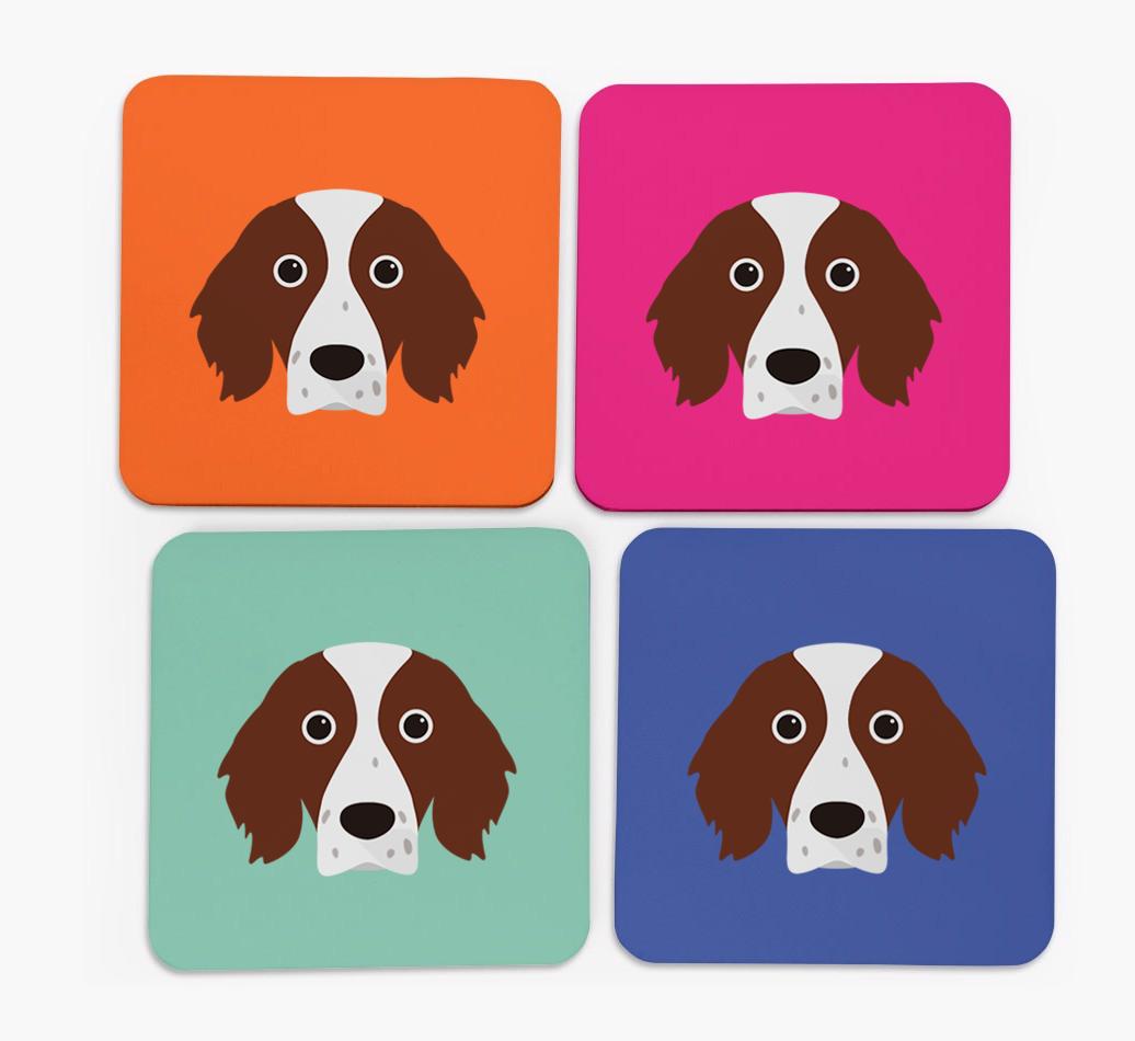 {breedCommonName} Icon Coasters 4 pack