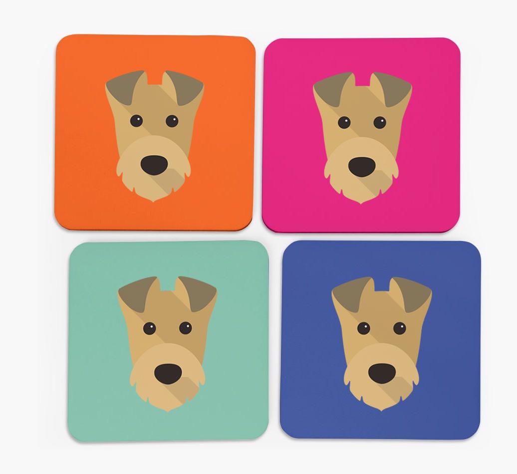 {breedCommonName} Icon Coasters 4 pack