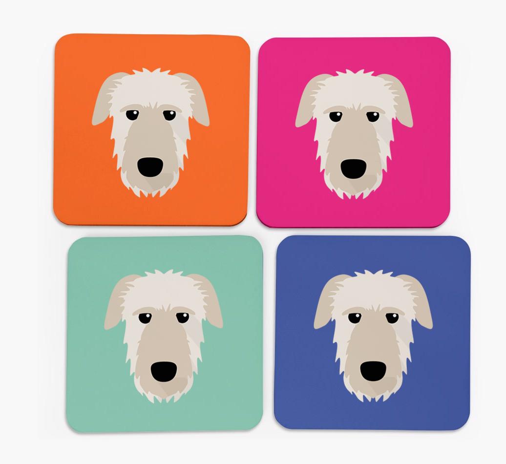 {breedCommonName} Icon Coasters 4 pack